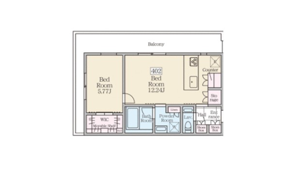 ReveResidence三軒茶屋の間取り