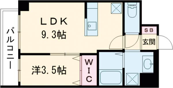 Villa stege太秦天神川の間取り