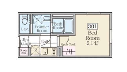 ReveResidence三軒茶屋の間取り