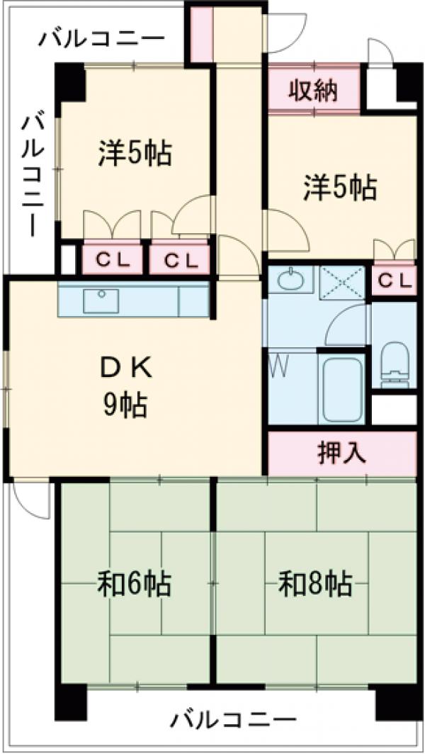 ルミエール桂川の間取り