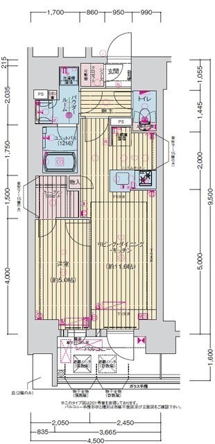プレサンス丸の内サージュの間取り