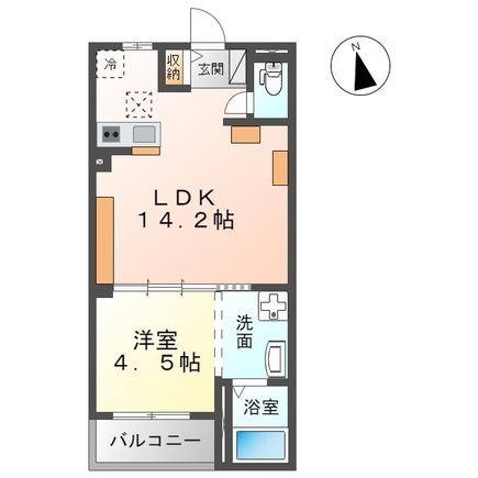 エミネンス・ハラ　Aの間取り