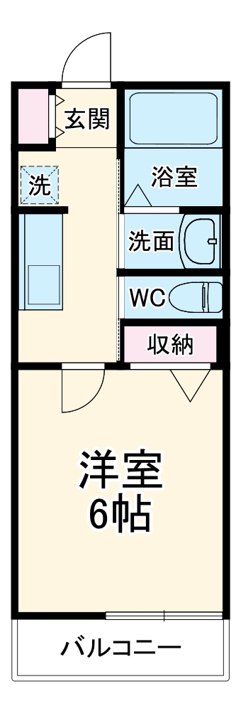 Mark Duo一ノ割Ⅲの間取り