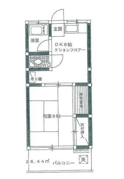 コーポ保谷の間取り