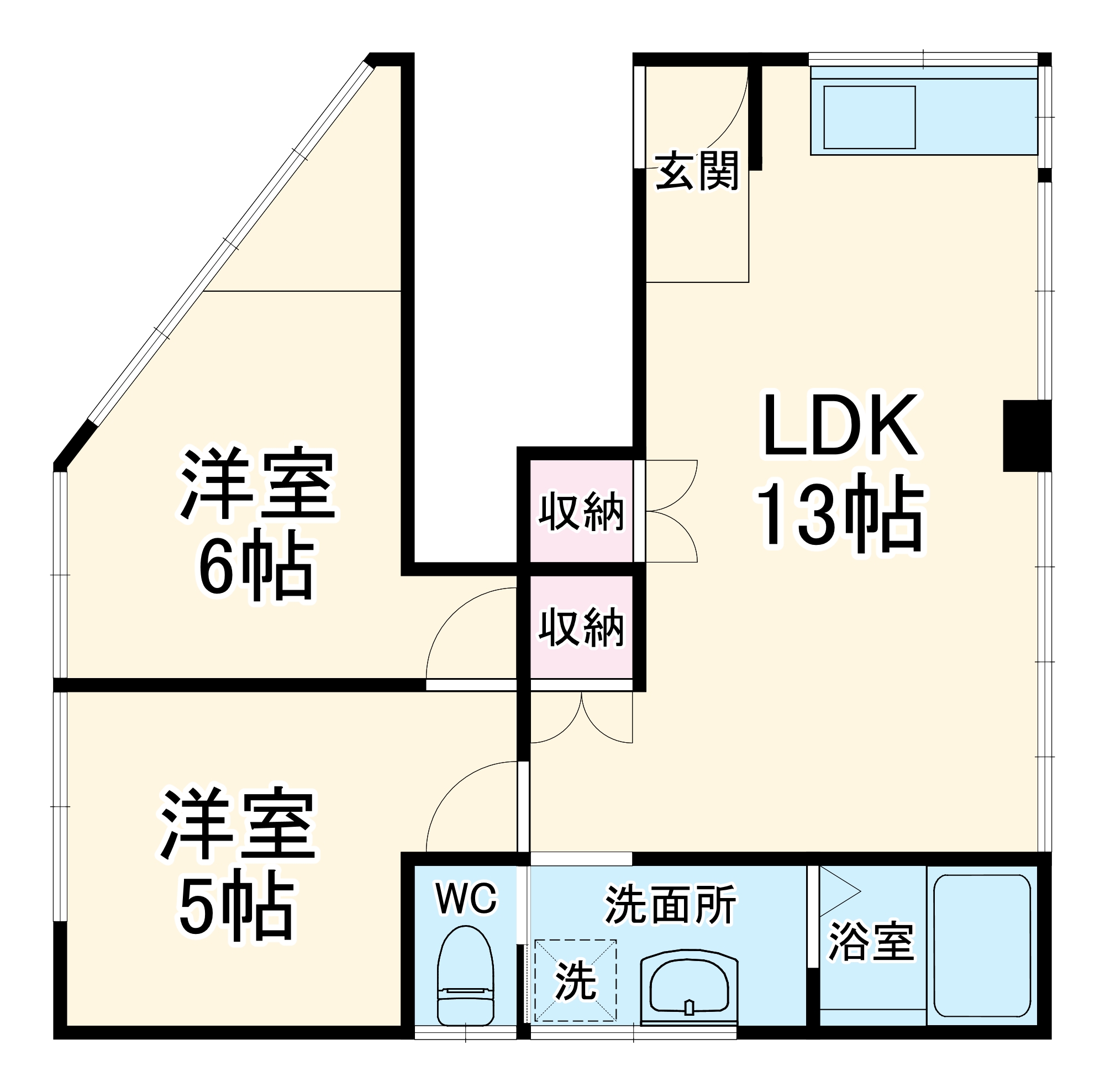 大義ビルの間取り