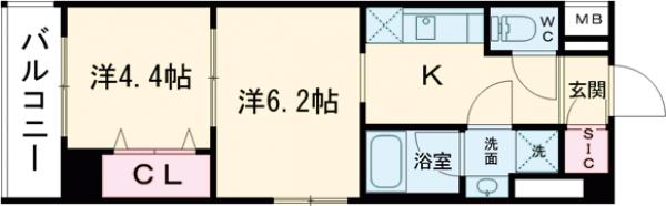 ティモーネグランデ押上イースト・101号室の間取り