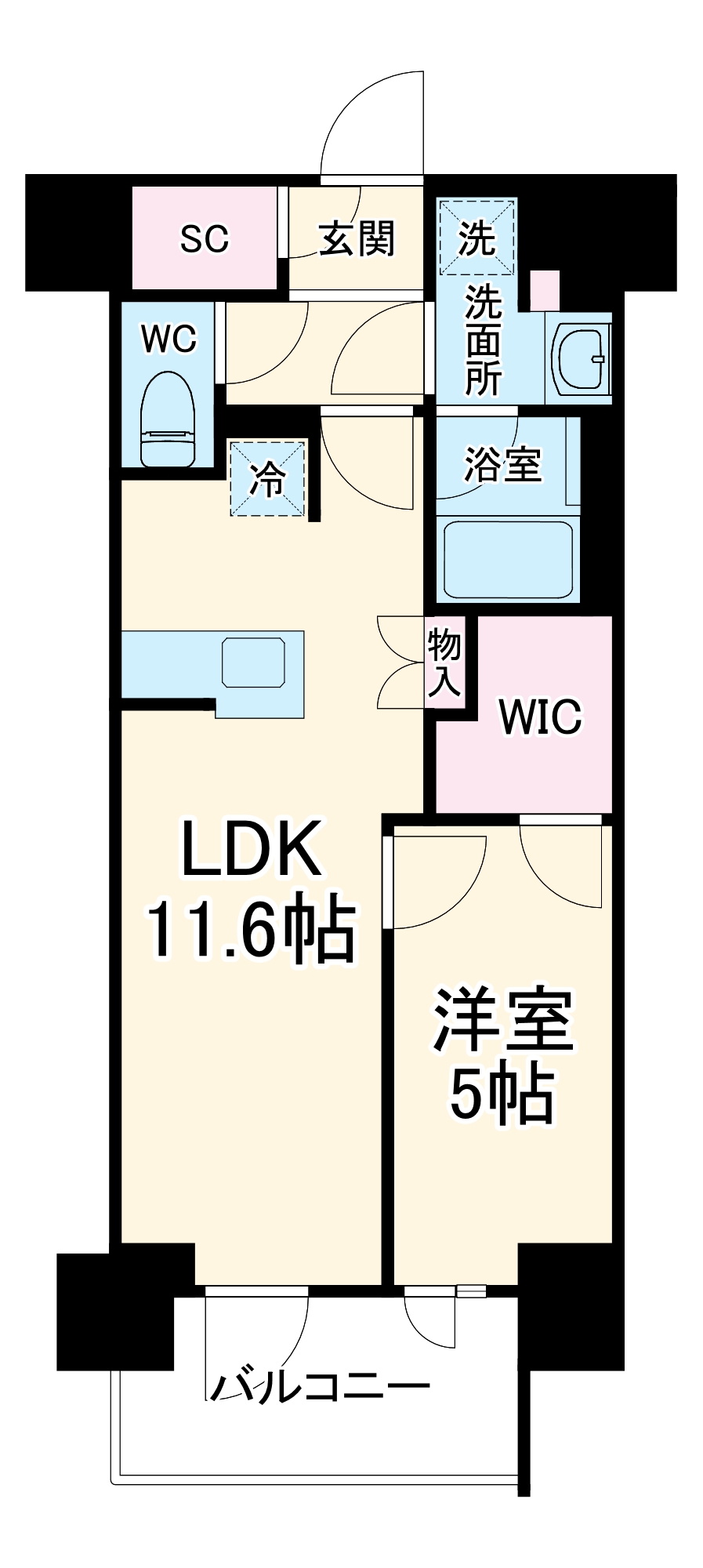 プレサンス丸の内サージュの間取り