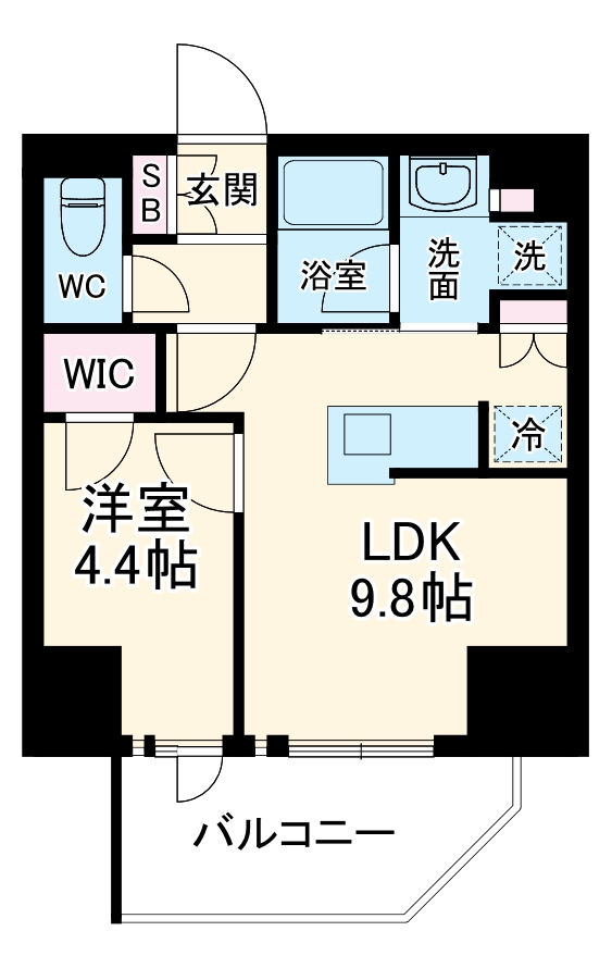 プレサンス丸の内サージュの間取り