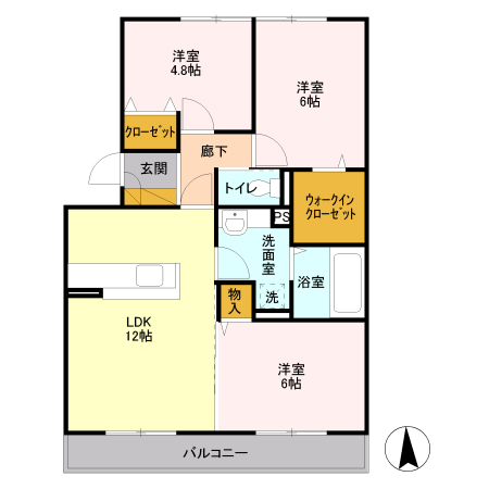 バンブーハイムの間取り