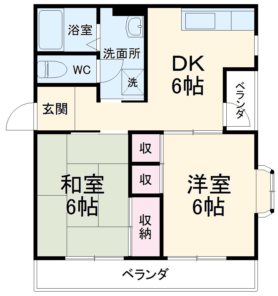 メイトチヨダの間取り