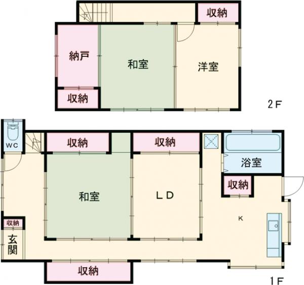 上並榎町戸建の間取り