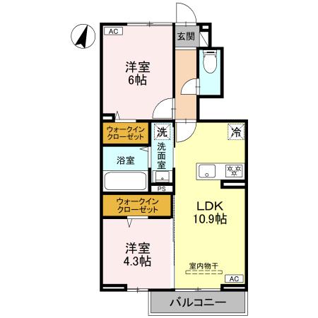 ソレイユの間取り