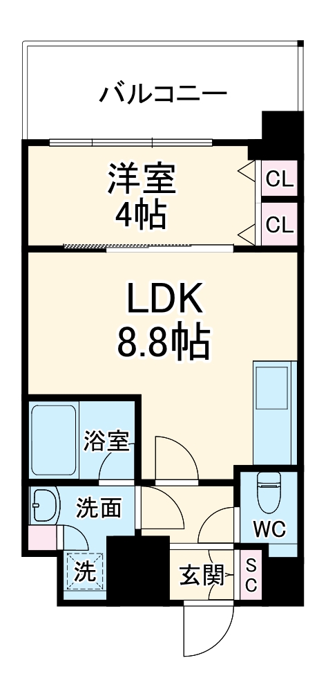 スプランディッドⅦの間取り