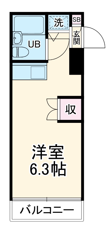 ウィンベルソロ横浜阪東橋1号館の間取り