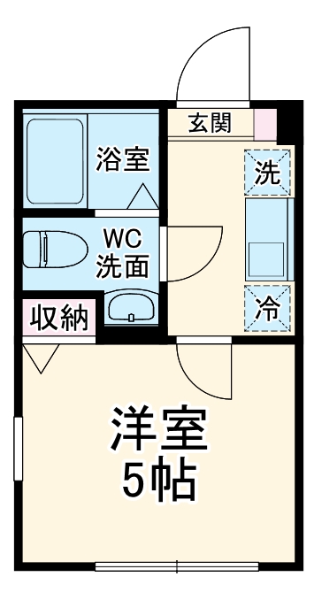 アザーレ・ソラ読売ランド前の間取り