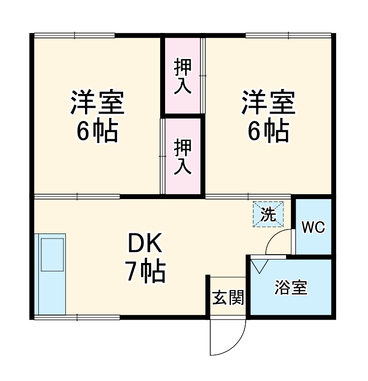 エステート橋本 の間取り