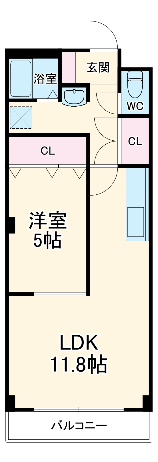 クローバーの間取り