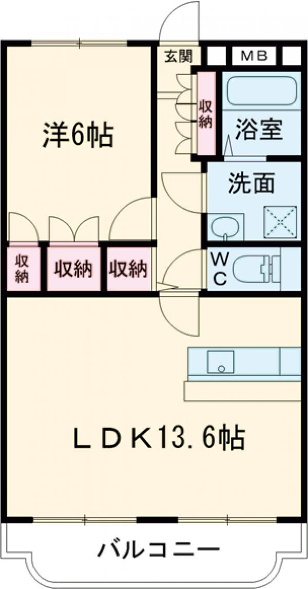 エスペランスの間取り
