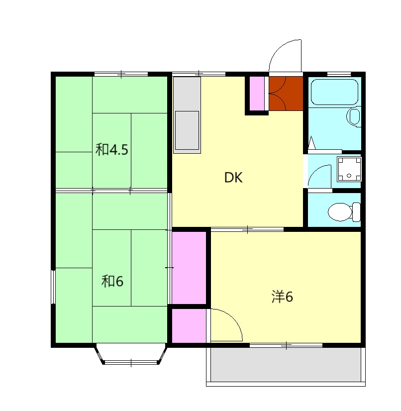 プリマヴェイラAの間取り
