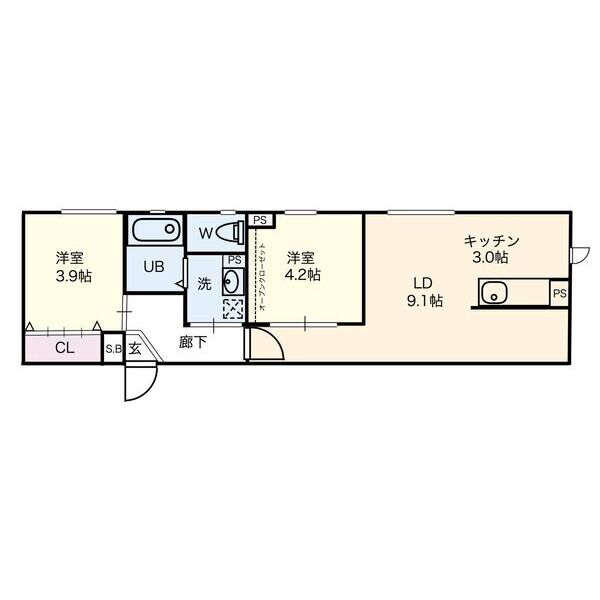 Celenest高岳の間取り