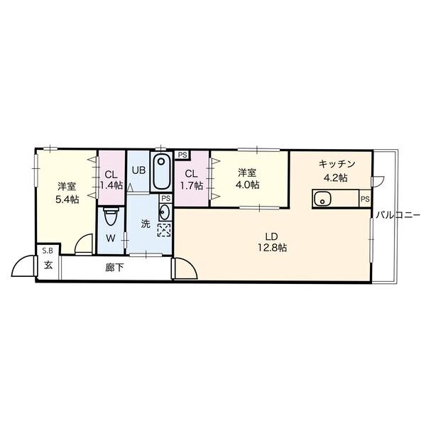Celenest高岳の間取り