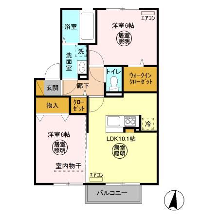 グランマーレ Iの間取り