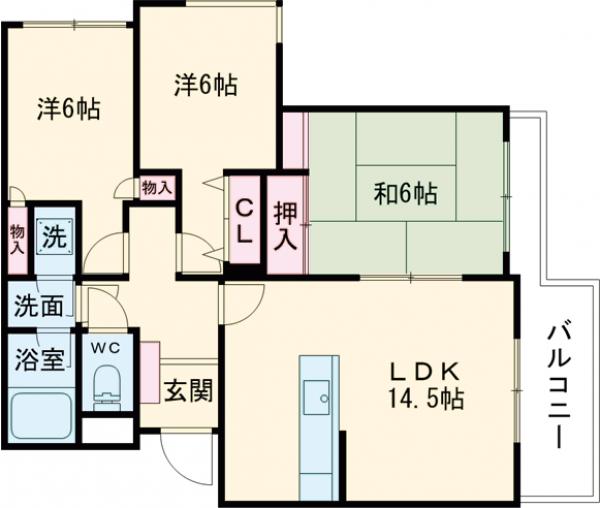 パークサイド野川公園の間取り