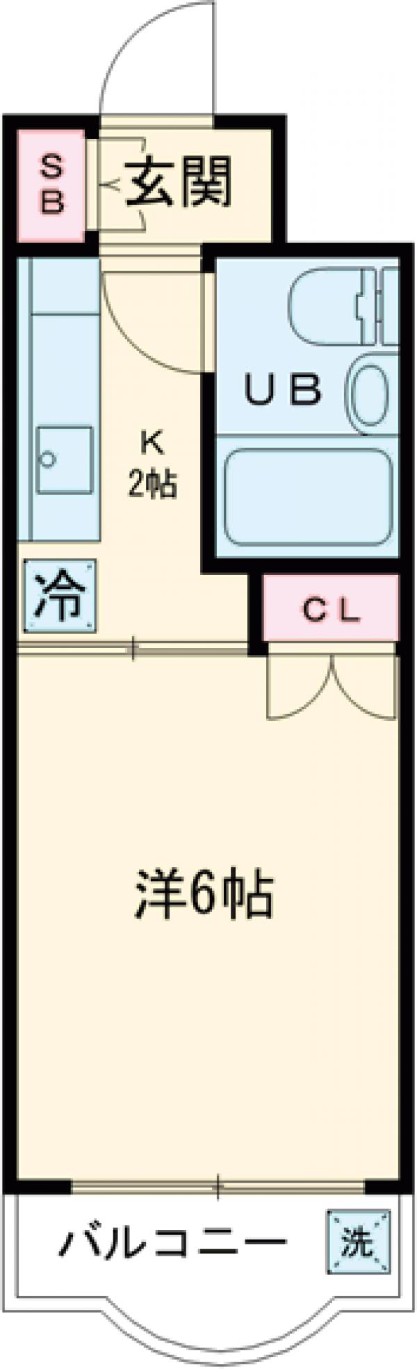 ハイタウン洗足池の間取り