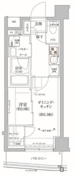 RELUXIA北赤羽の間取り