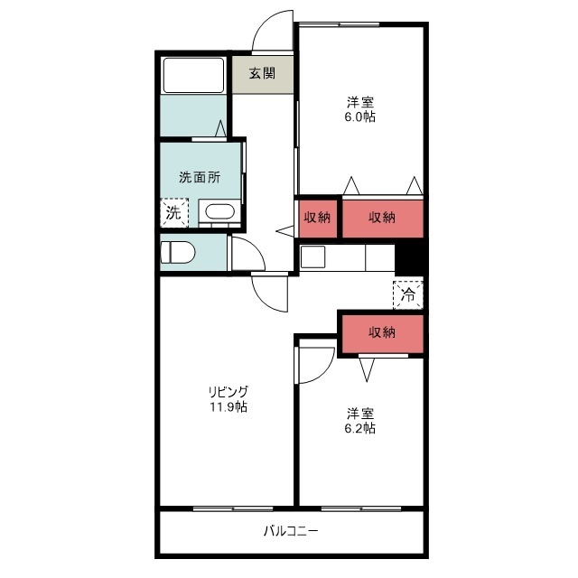 ホリゾーン・アウローラの間取り