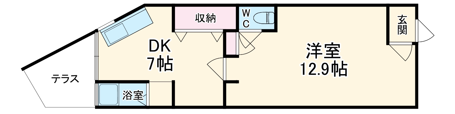 柏里ハイツの間取り