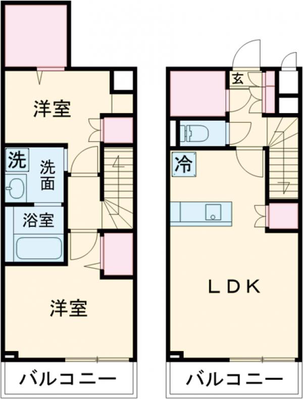 ルフォンリヴェント杉並永福の間取り