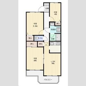 ウイジュール毛利台の間取り