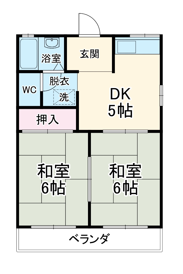 清風荘の間取り