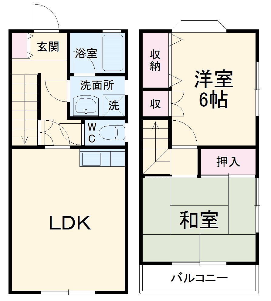 メゾンユー2の間取り