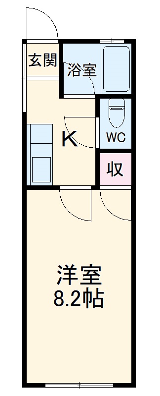 望栄荘の間取り