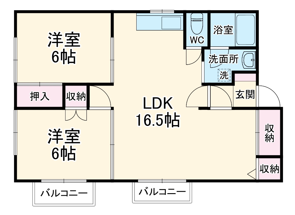 ツインハイムの間取り