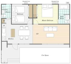 OCEANS TOWNの間取り