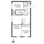 SOLASIA residence世田谷代田の間取り