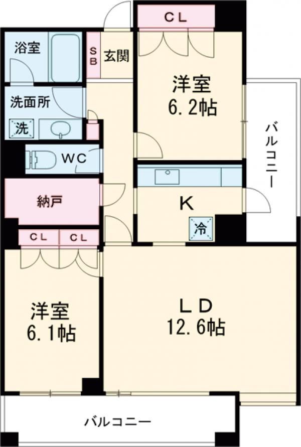 グランドメゾン武蔵小山の間取り