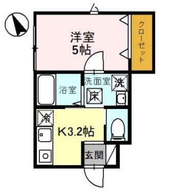 コーポSAKASHITAの間取り
