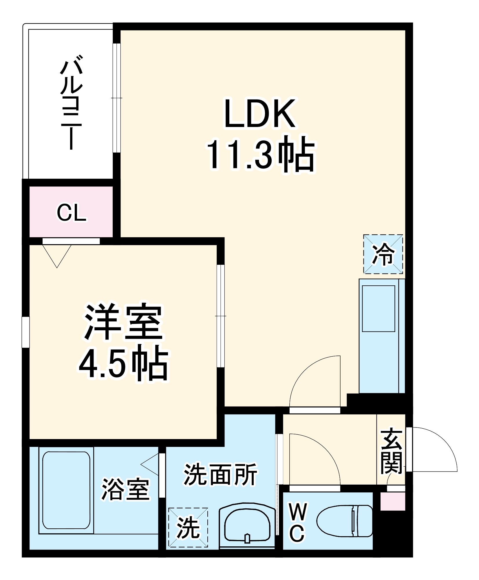Jack urasatoⅠの間取り
