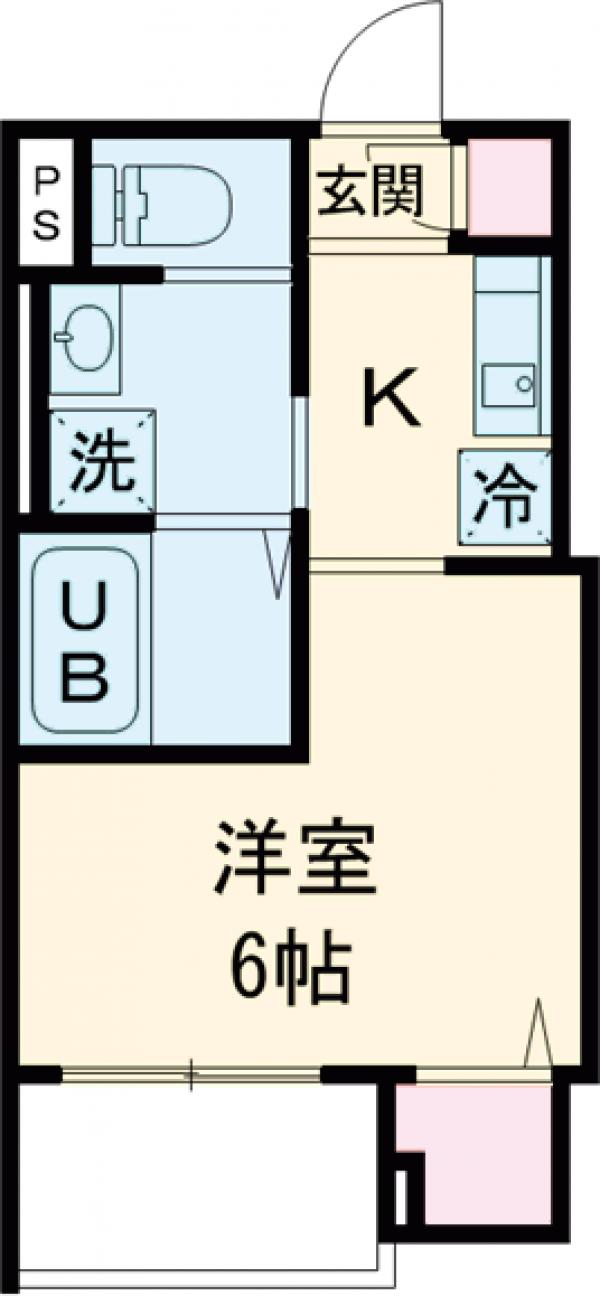 robothome千住緑町Ⅳ・101号室の間取り