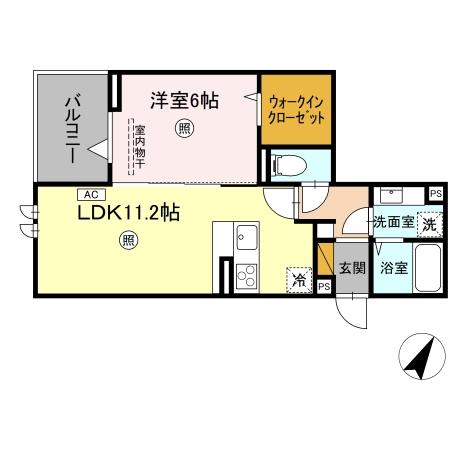プロスター元山町の間取り