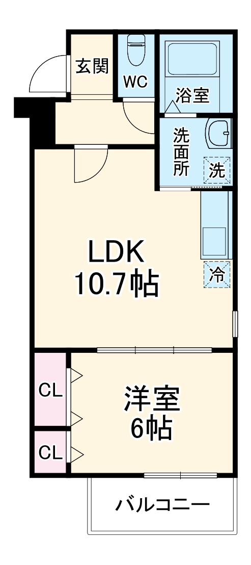 フジパレスさつきの間取り