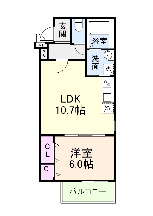 フジパレスさつきの間取り