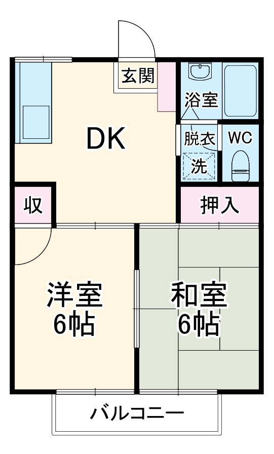 メゾンラフィーヌの間取り