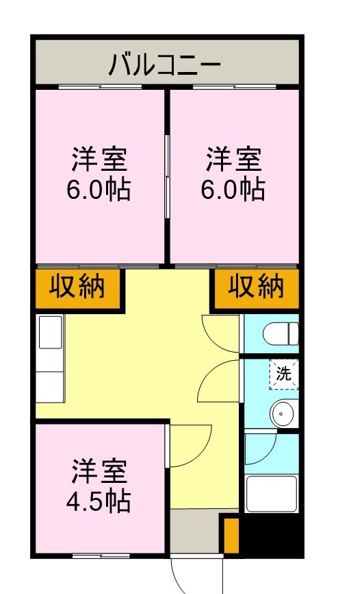 グリーンハイツ増田の間取り