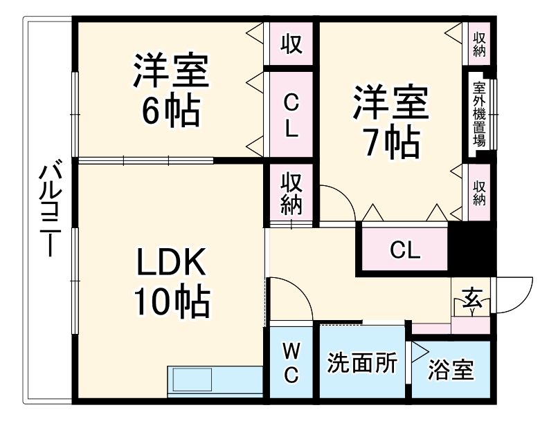 メゾンドピアの間取り