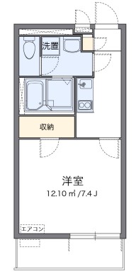 クレイノTATEISHIの間取り